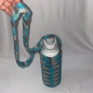Handmade Crochet Water bottle sling holder
